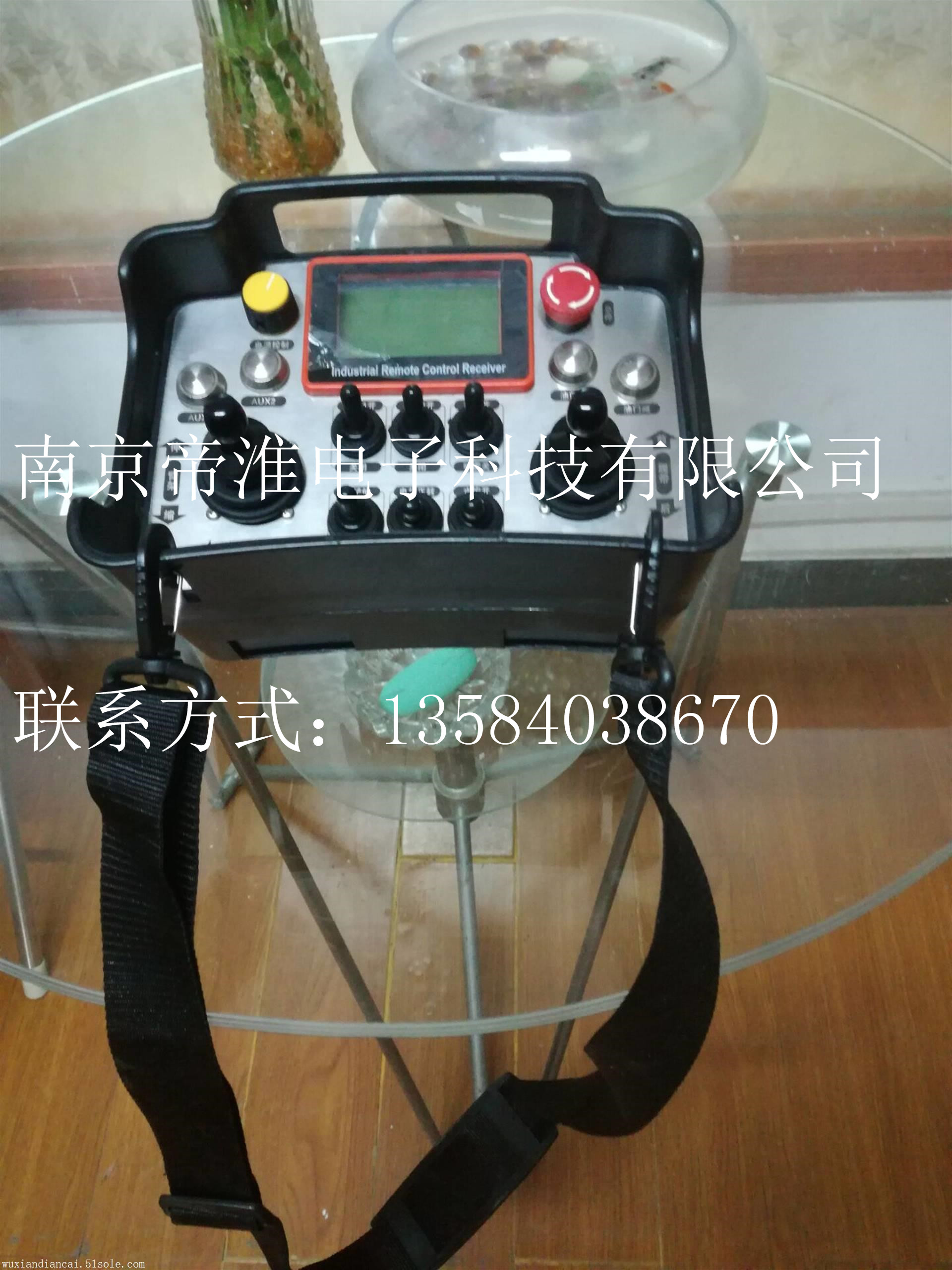 廠家南京帝淮1000米3輪子AGV小車無線遙控器說明